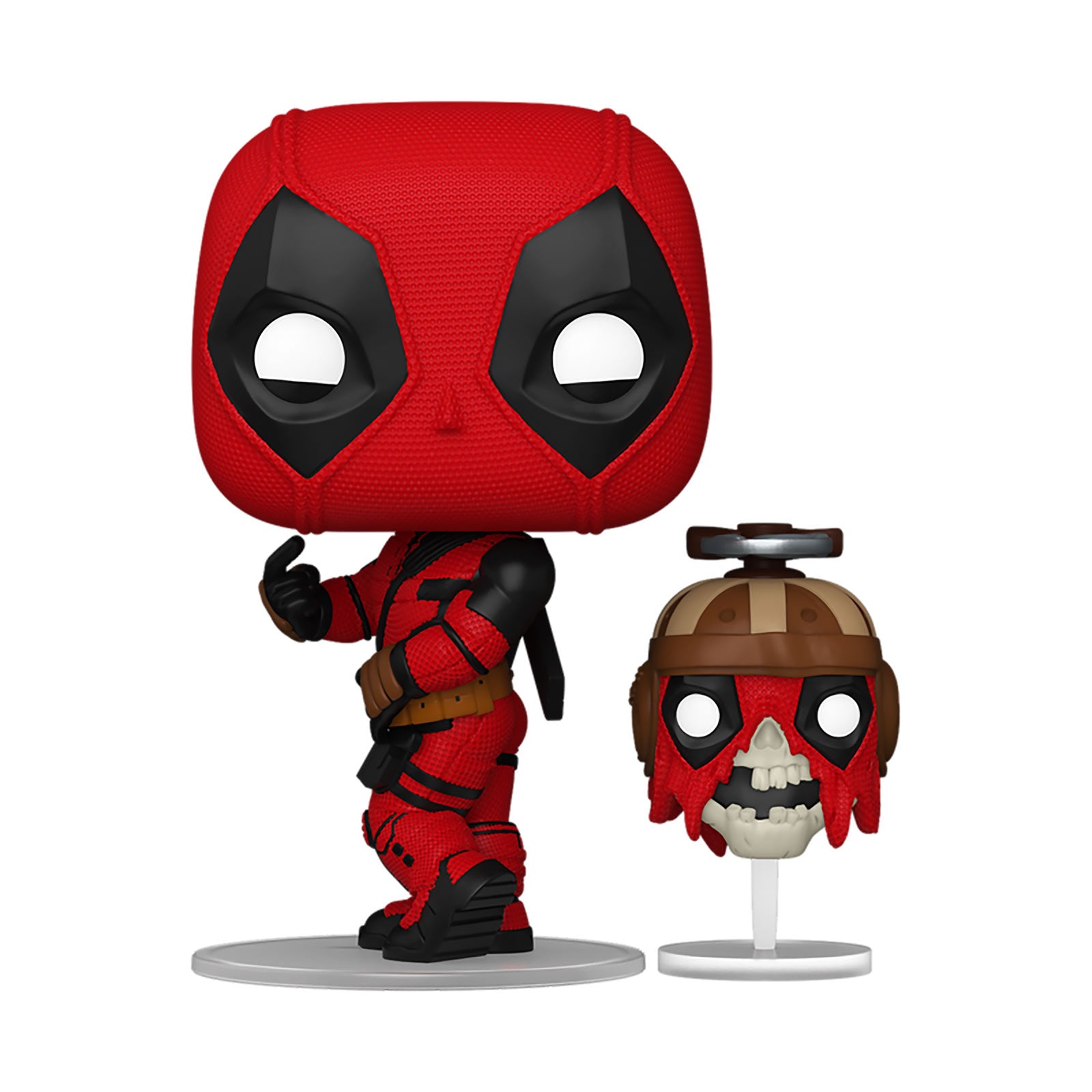Productafbeelding Deadpool met Headpool Funko Pop Bobblehead Figuur