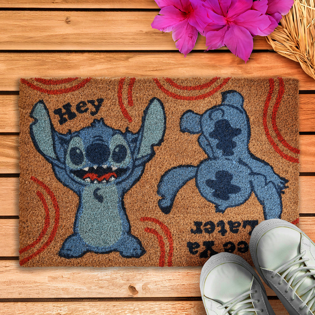 Productafbeelding Stitch Hey See Ya Later Deurmat - Lilo & Stitch