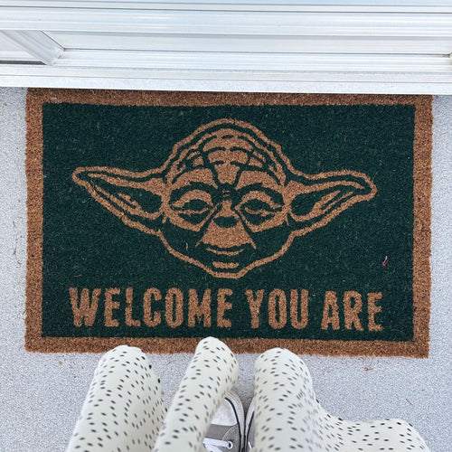 Productafbeelding Star Wars - Yoda Welcome You Are Deurmat