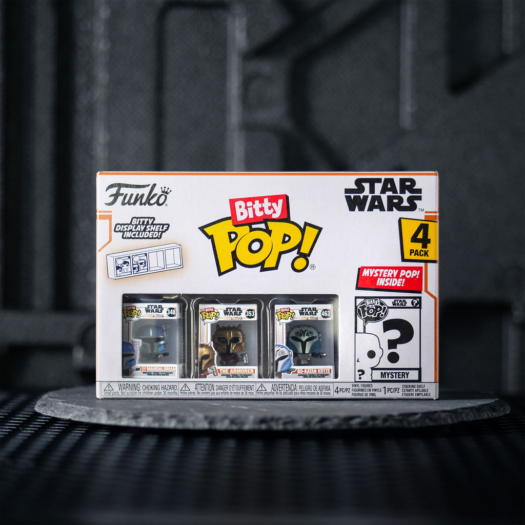 Productafbeelding Heavy Mandalorian Funko Bitty Pop 4-delige Figurenset - Star Wars The Mandalorian