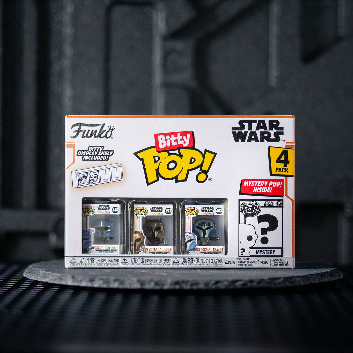 Productafbeelding Heavy Mandalorian Funko Bitty Pop 4-delige Figurenset - Star Wars The Mandalorian