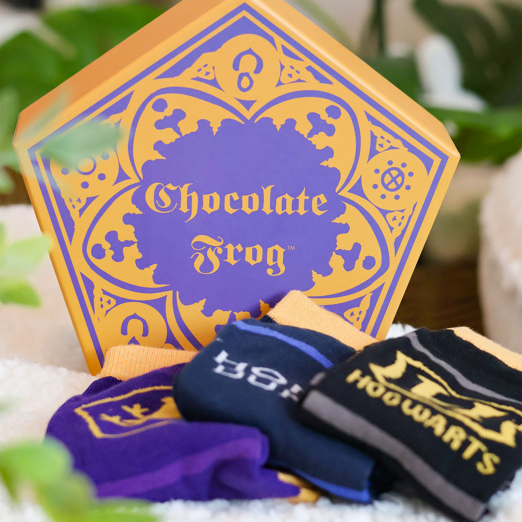 Productafbeelding Harry Potter - 3 paar sokken set in Chocolade Kikker doos
