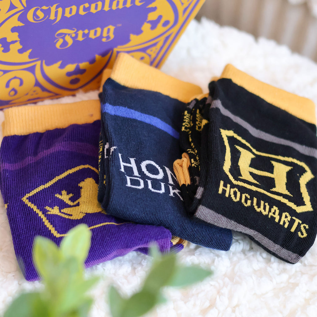 Productafbeelding Harry Potter - 3 paar sokken set in Chocolade Kikker doos