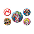 Productafbeelding Super Mario - Vrienden Button 5-delige Set