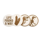 Productafbeelding Jurassic Park - Life Found A Way Onderzetter Set van 4