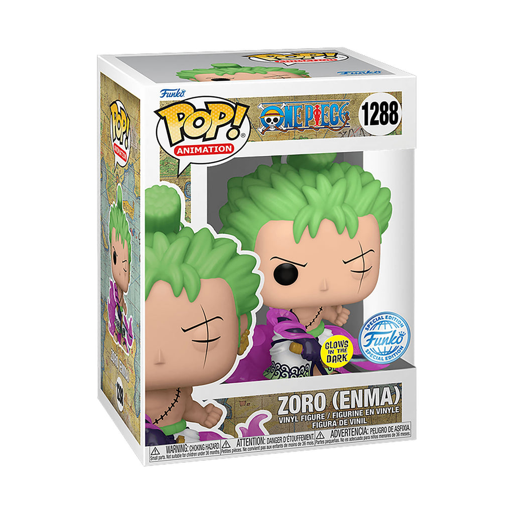 Productafbeelding One Piece - Zoro (Enma) Funko Pop Figuur met Glow in the Dark Effect