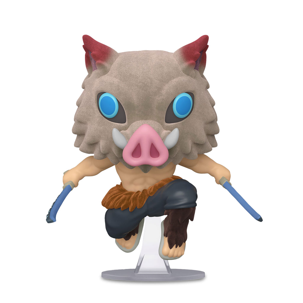Productafbeelding Demon Slayer - Inosuke Hashibira Flocked Funko Pop Figuur