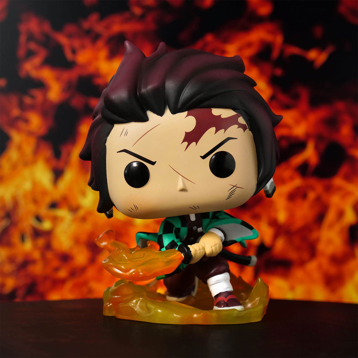 Productafbeelding Demon Slayer - Tanjiro Kamado (Hinokami Kagura Dans) Funko Pop Figuur