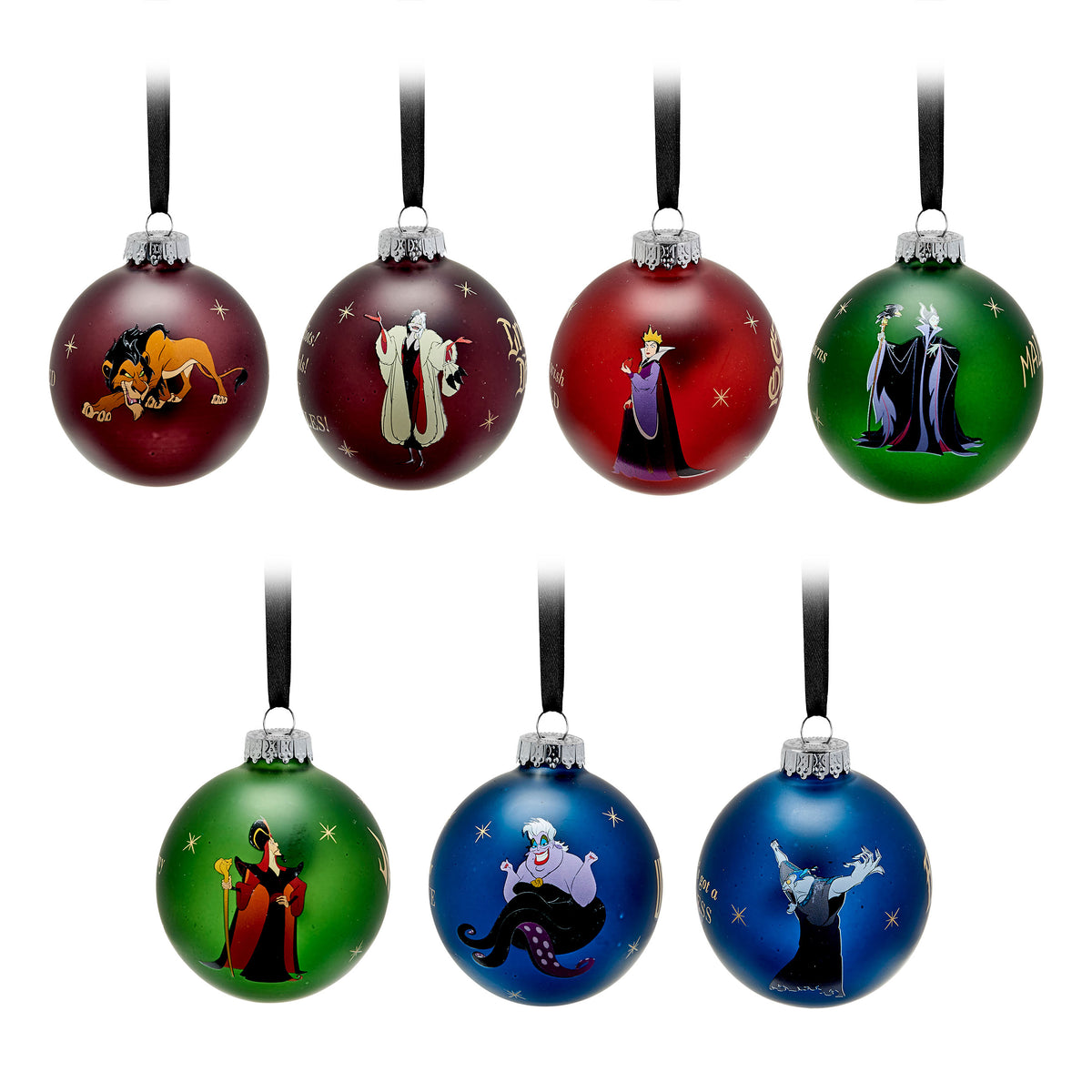 Productafbeelding Schurken - Personages Kerstboom Ornamenten 7st