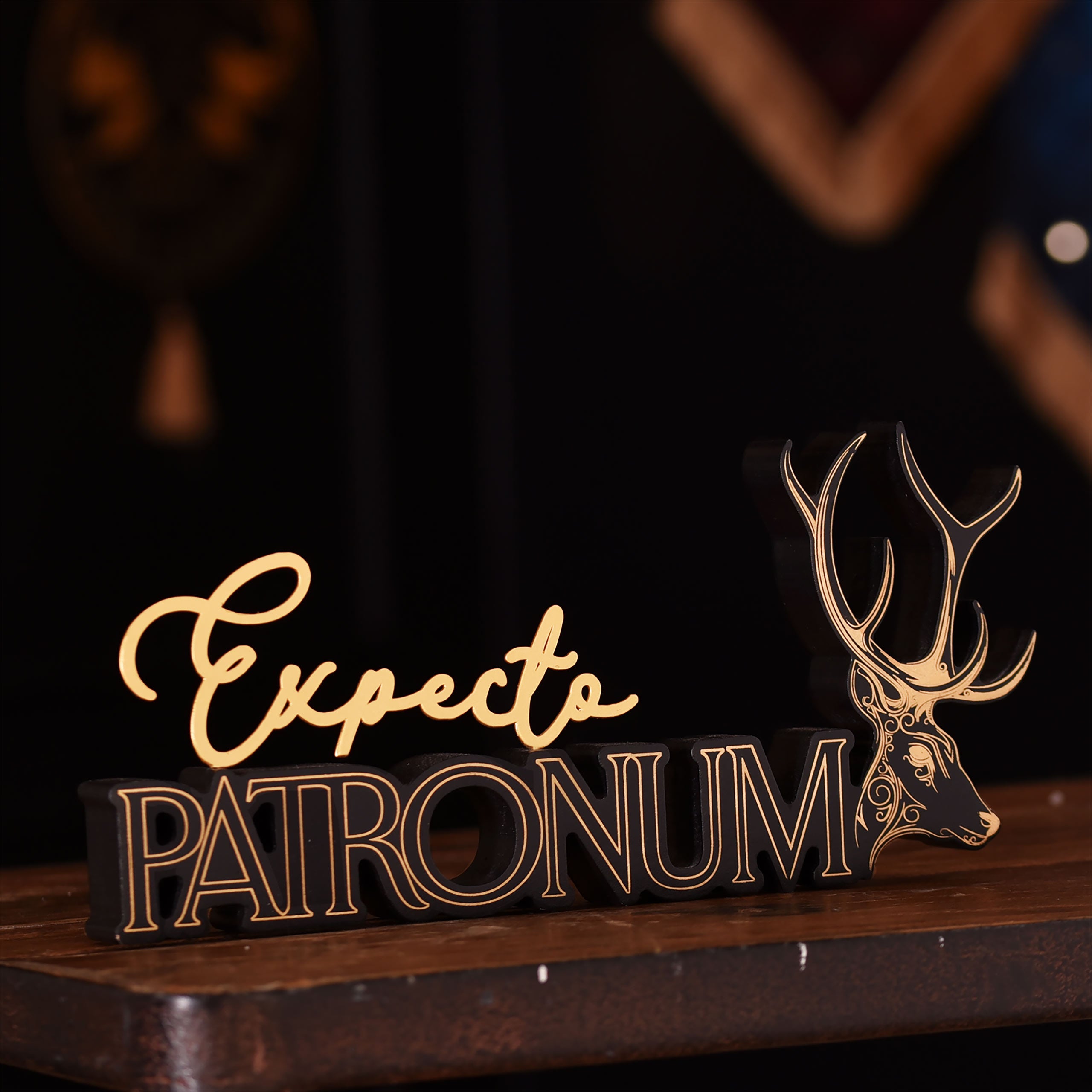 Productafbeelding Expecto Patronum Houten Decoratiebord - Harry Potter