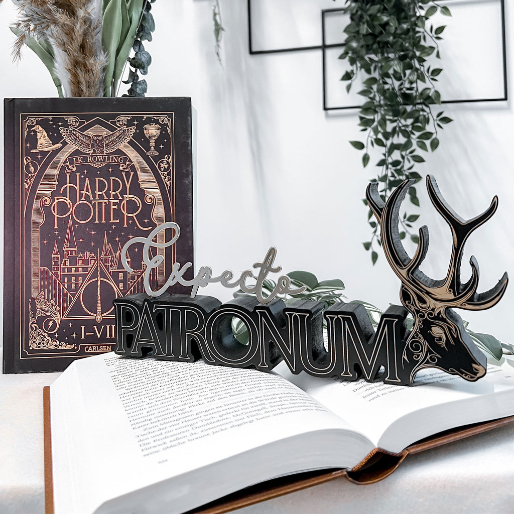 Productafbeelding Expecto Patronum Houten Decoratiebord - Harry Potter