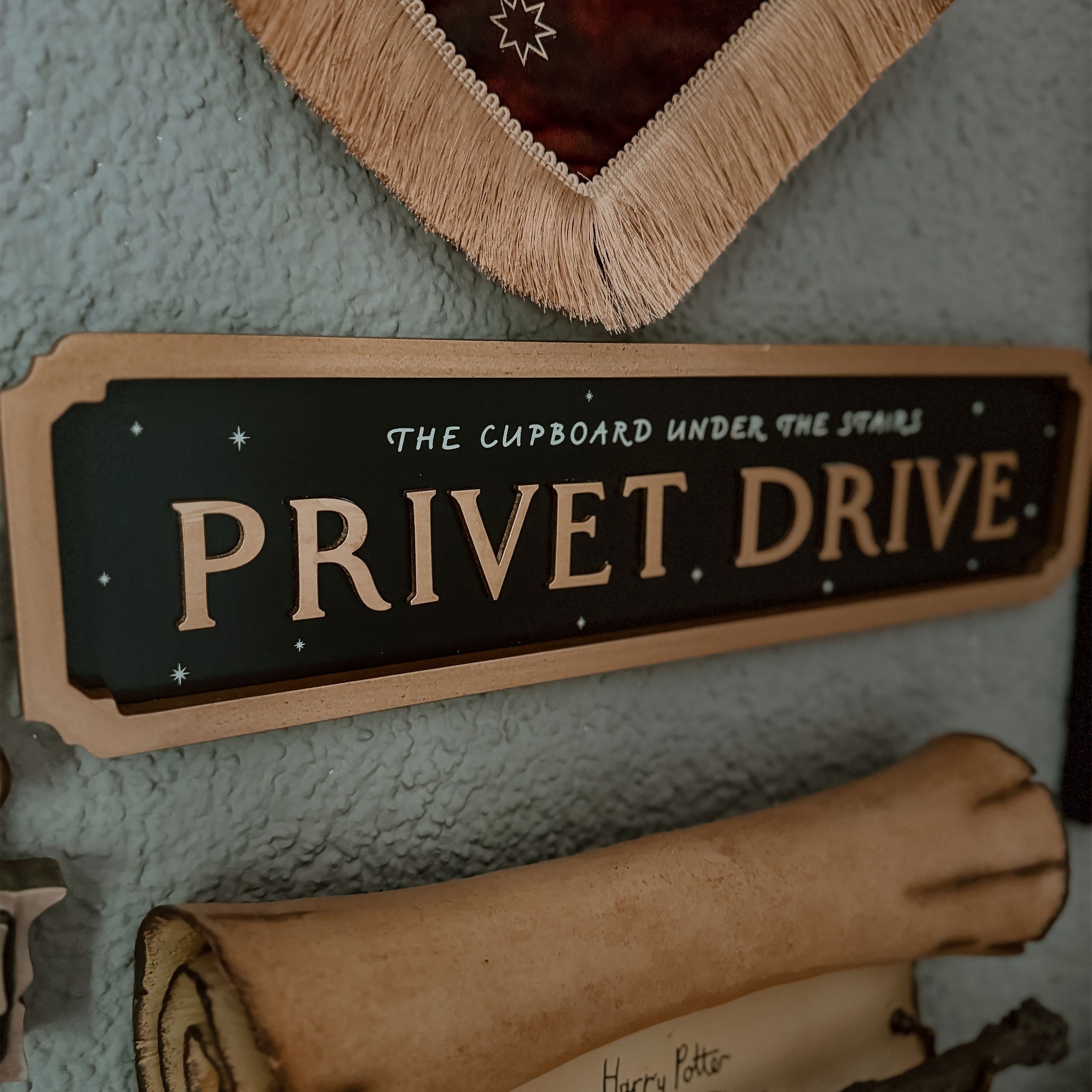 Productafbeelding Harry Potter - Privet Drive Glow in the Dark Houten Wanddecoratie