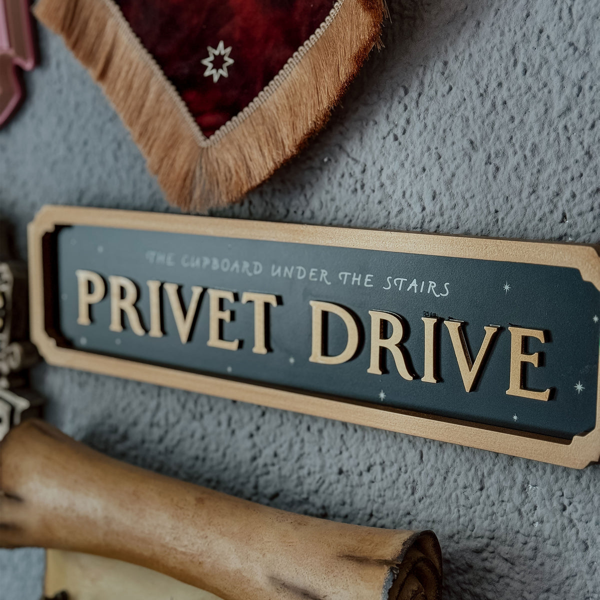 Productafbeelding Harry Potter - Privet Drive Glow in the Dark Houten Wanddecoratie