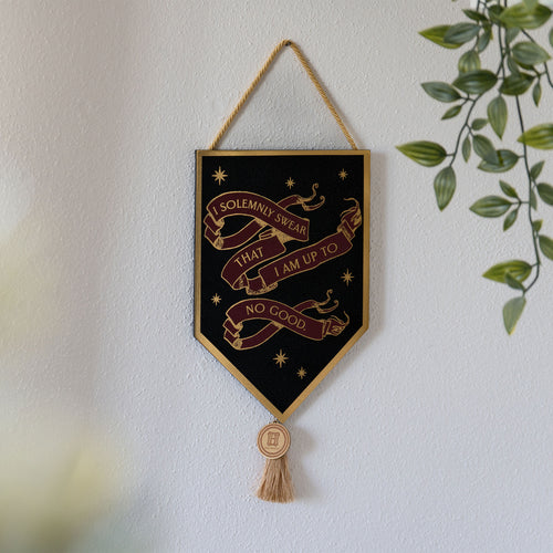 Productafbeelding Harry Potter - I Solemnly Swear Alumni Houten Wandbord
