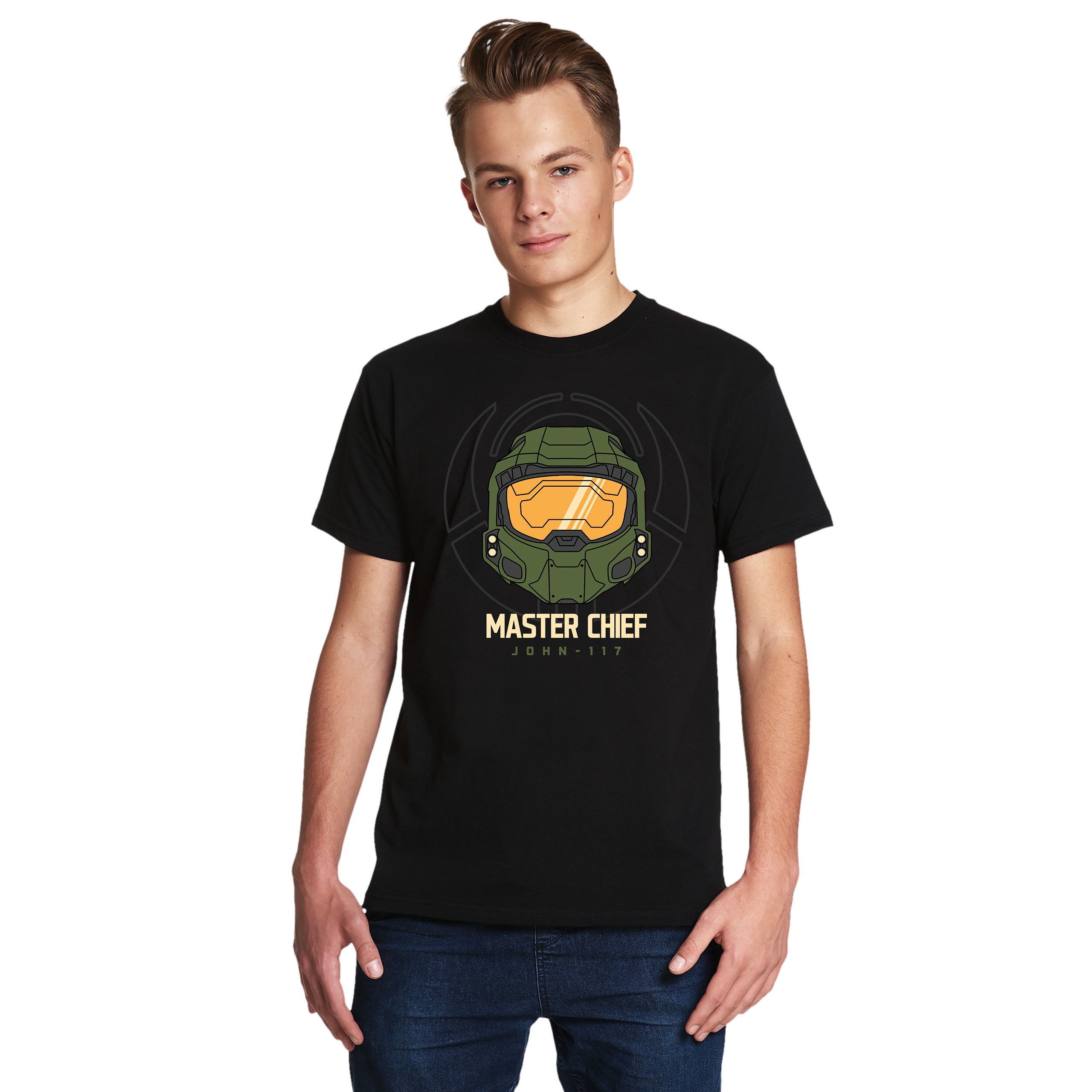 Productafbeelding Master Chief T-shirt voor Halo Fans zwart