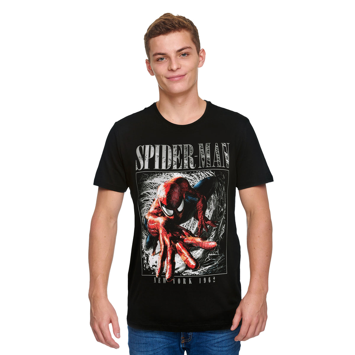 Productafbeelding Spider-Man - New York 1962 Zwart T-Shirt