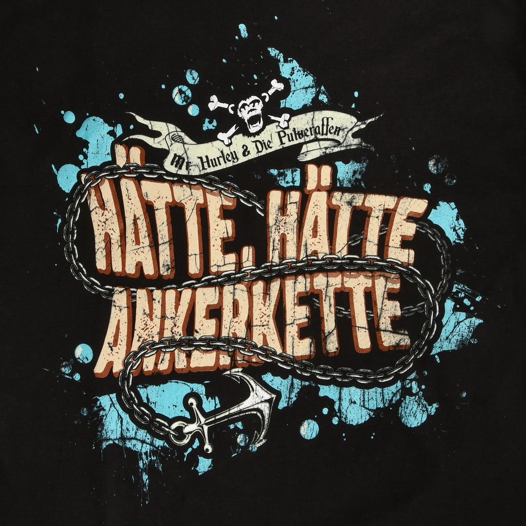 Productafbeelding Mr. Hurley & De Poederapen - Zou hebben, zou hebben, ankerketting T-Shirt zwart