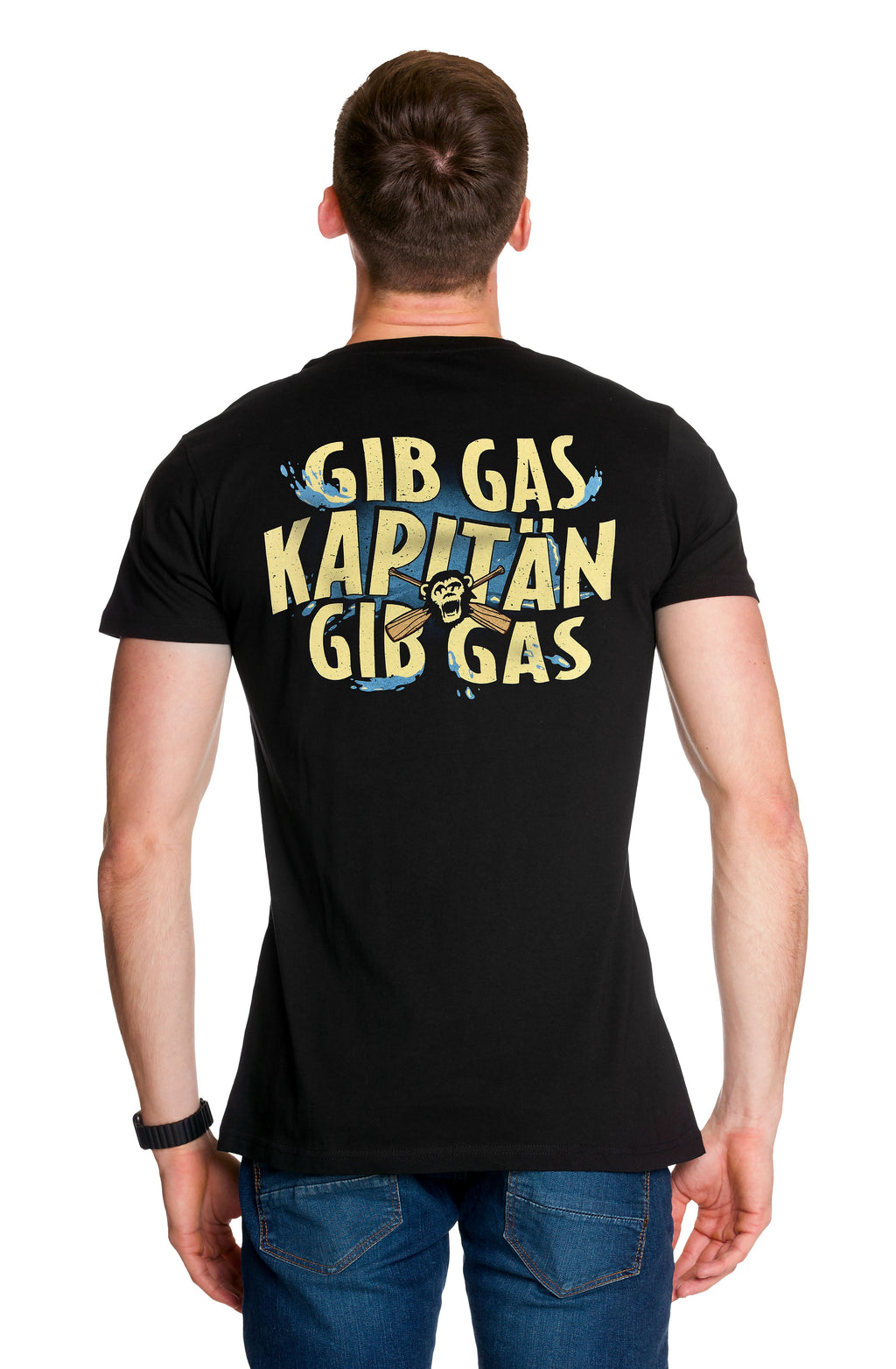 Productafbeelding Mr. Hurley & De Poederapen - Roller Coaster T-shirt Zwart