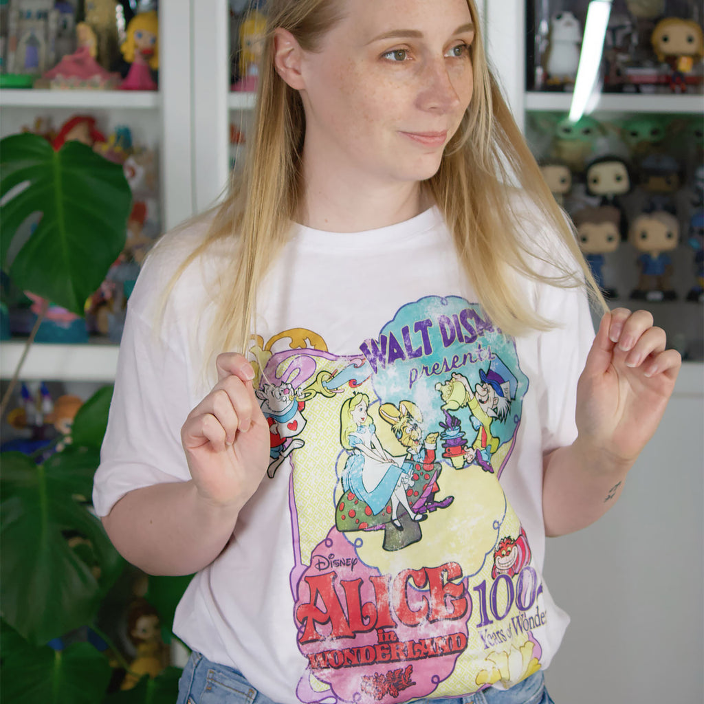 Product image Alice in Wonderland - Vintage Poster T-Shirt white