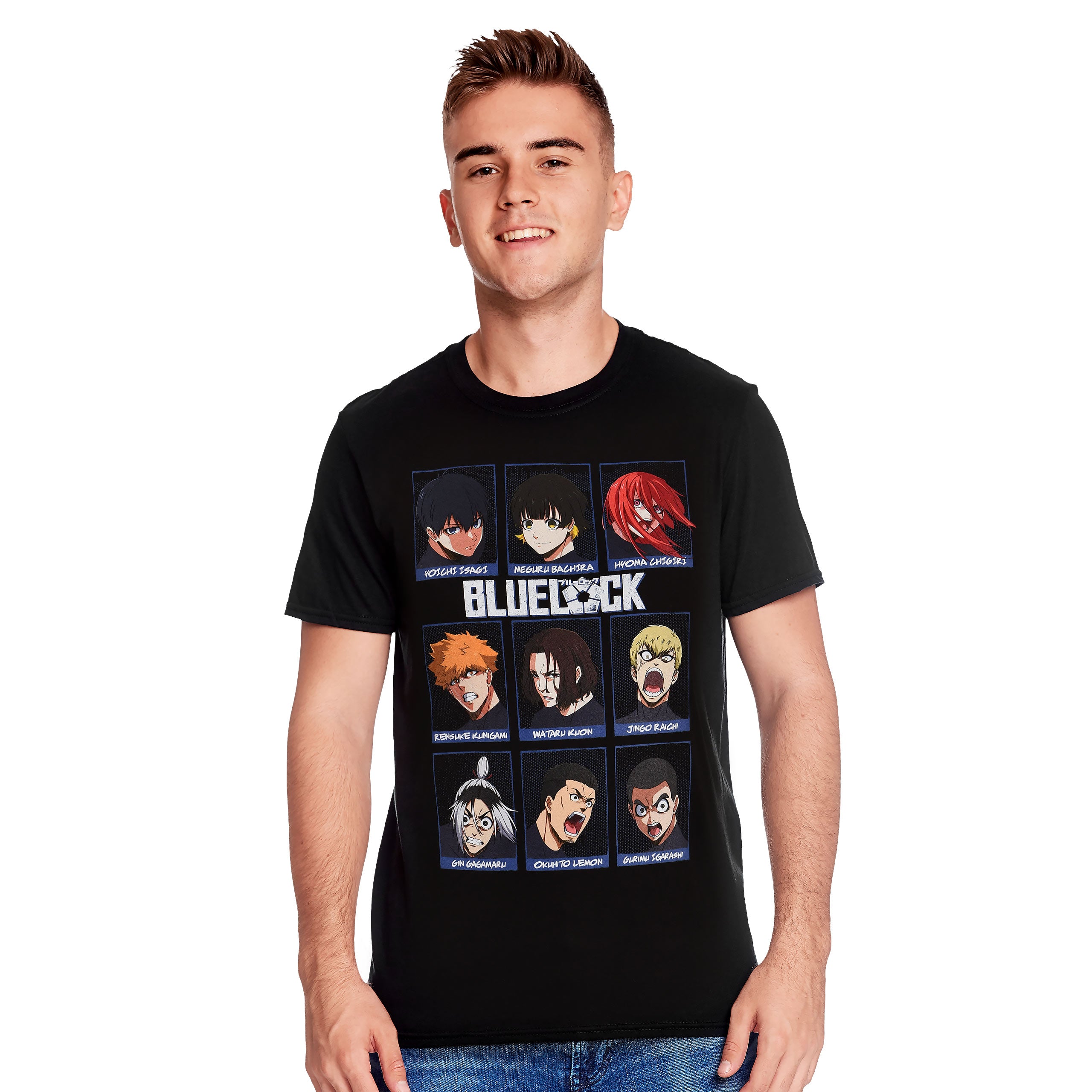 Product image Blue Lock - Characters T-Shirt Black