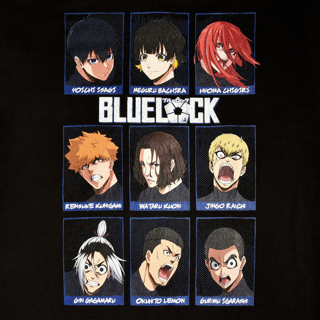 Productafbeelding Blue Lock - Characters T-Shirt Zwart