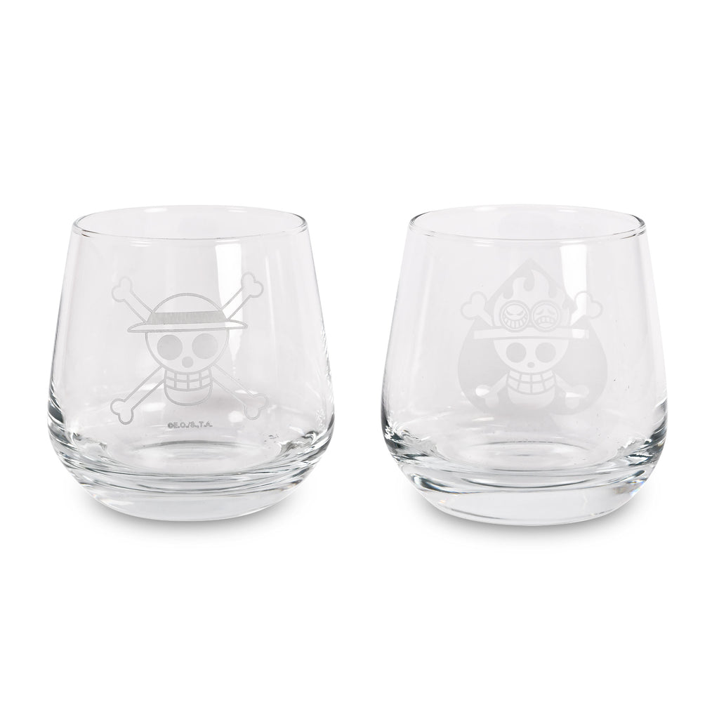 Productafbeelding One Piece - Luffy & Ace Glazen 2-delige Set