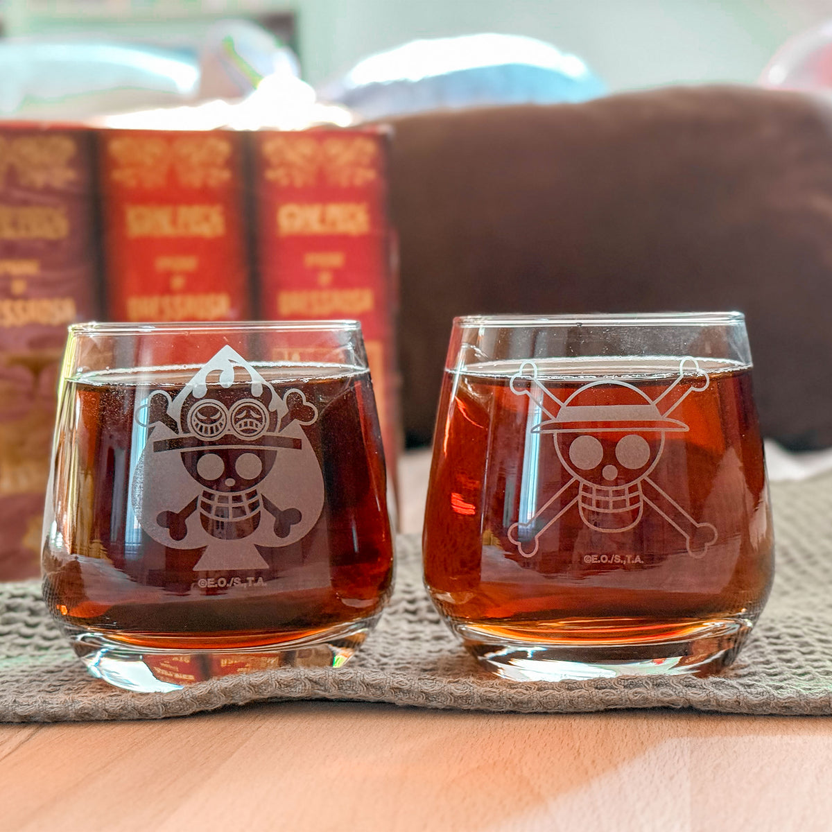 Productafbeelding One Piece - Luffy & Ace Glazen 2-delige Set