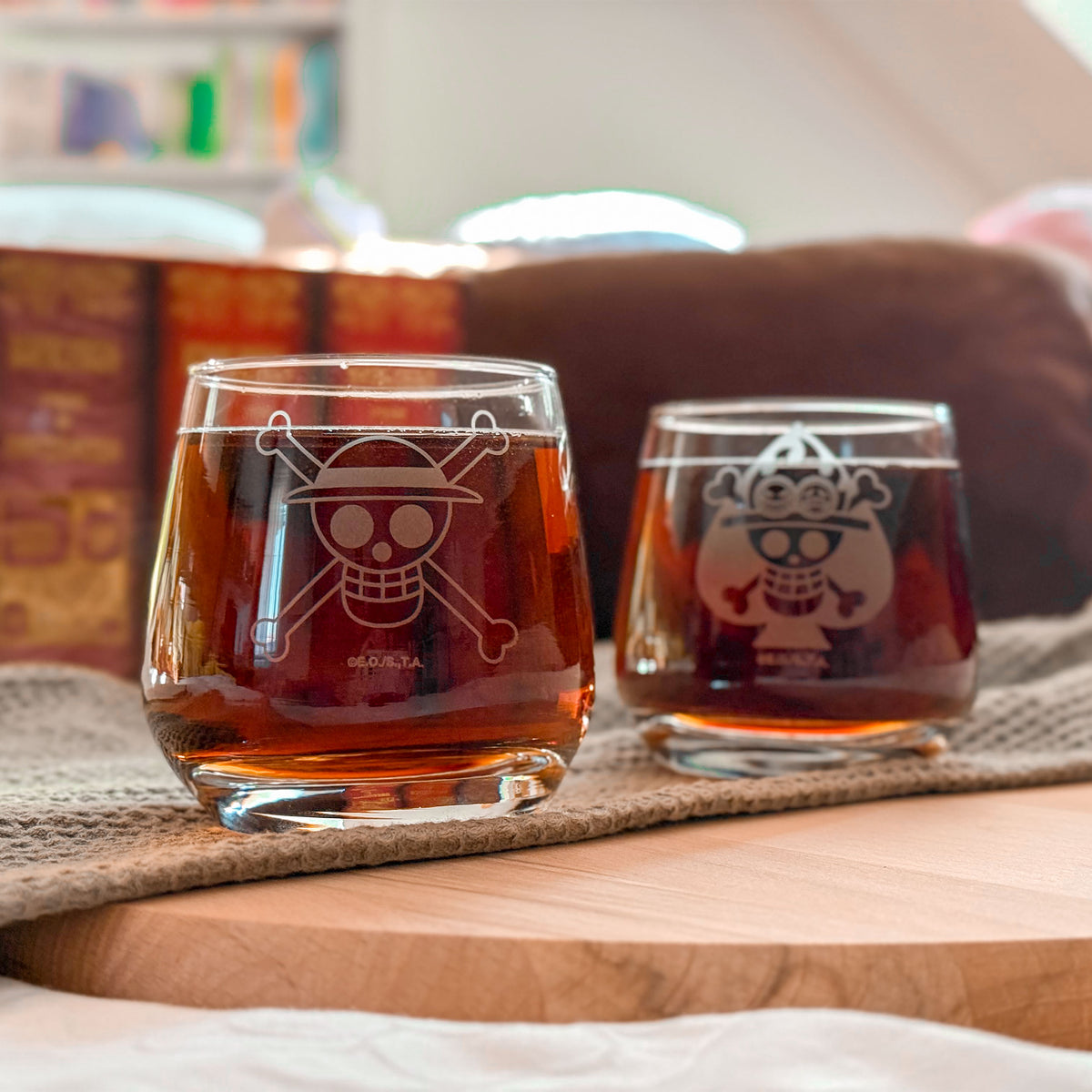 Productafbeelding One Piece - Luffy & Ace Glazen 2-delige Set