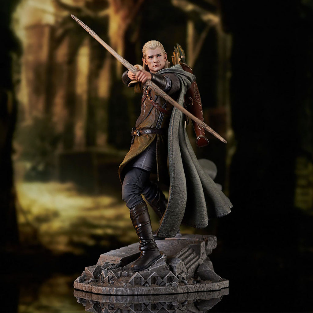 Productafbeelding Heer der Ringen - Legolas Deluxe Gallery Standbeeld