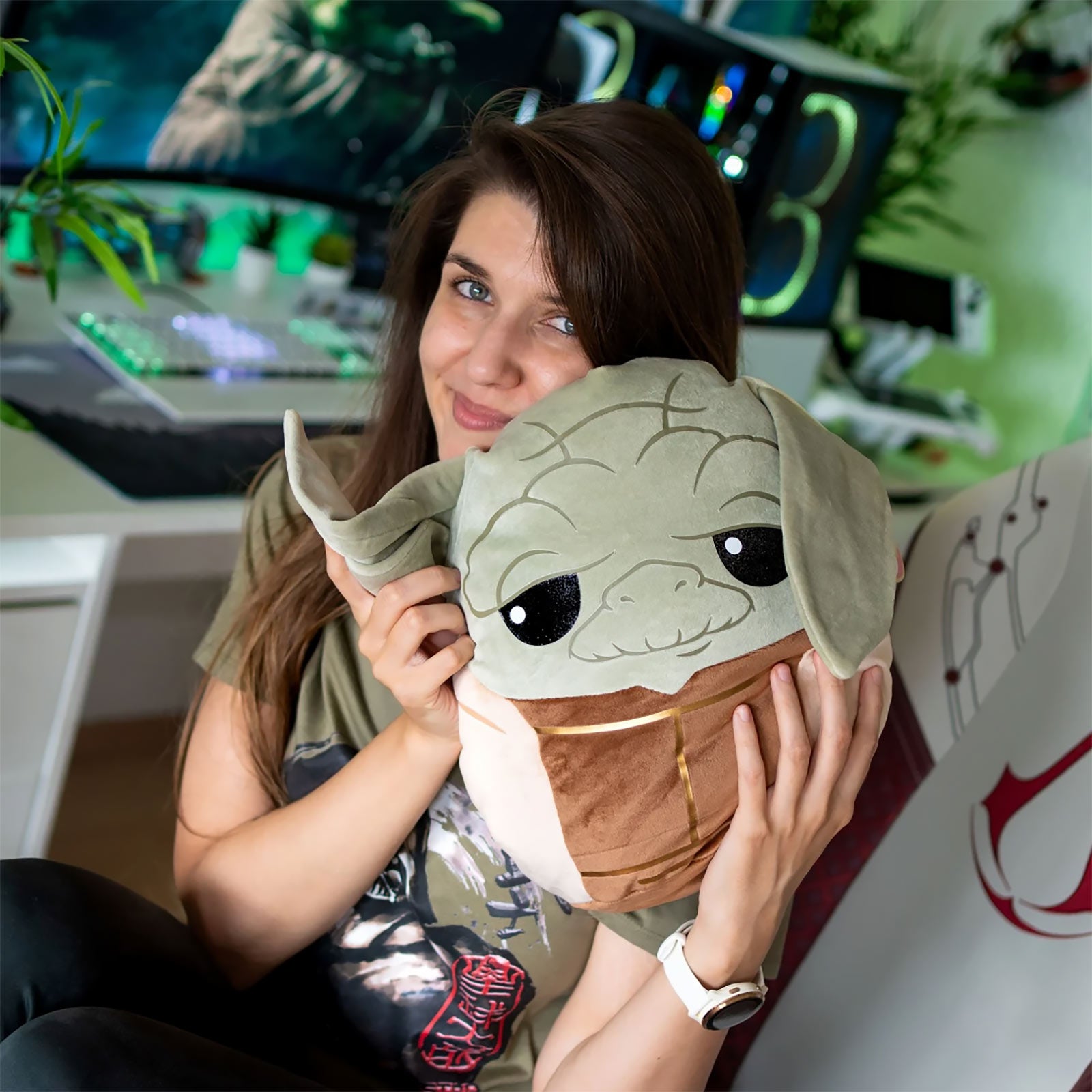 Productafbeelding Yoda Squishy Beanies Pluche Kussen 35cm - Star Wars