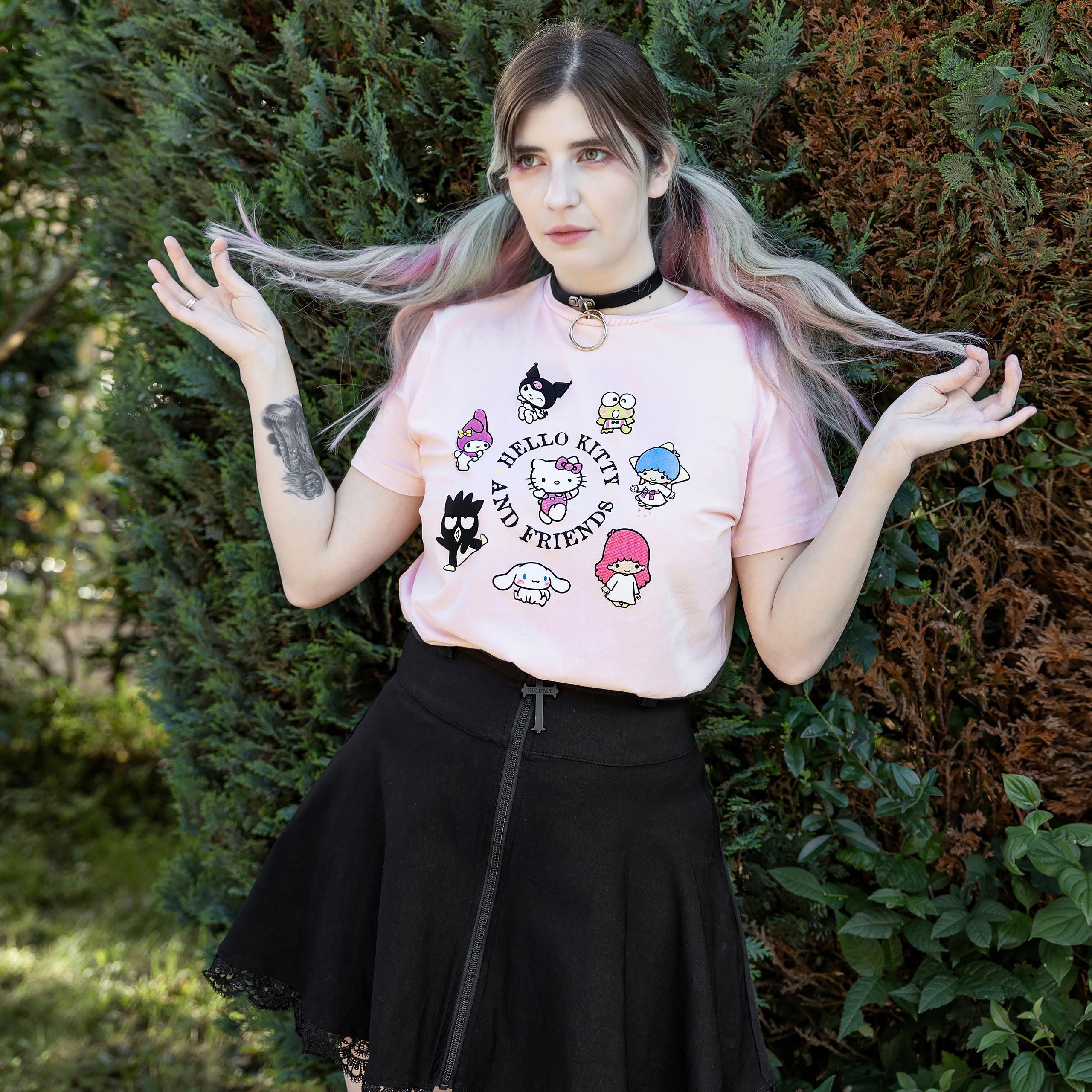 Productafbeelding Hello Kitty and Friends T-shirt roze