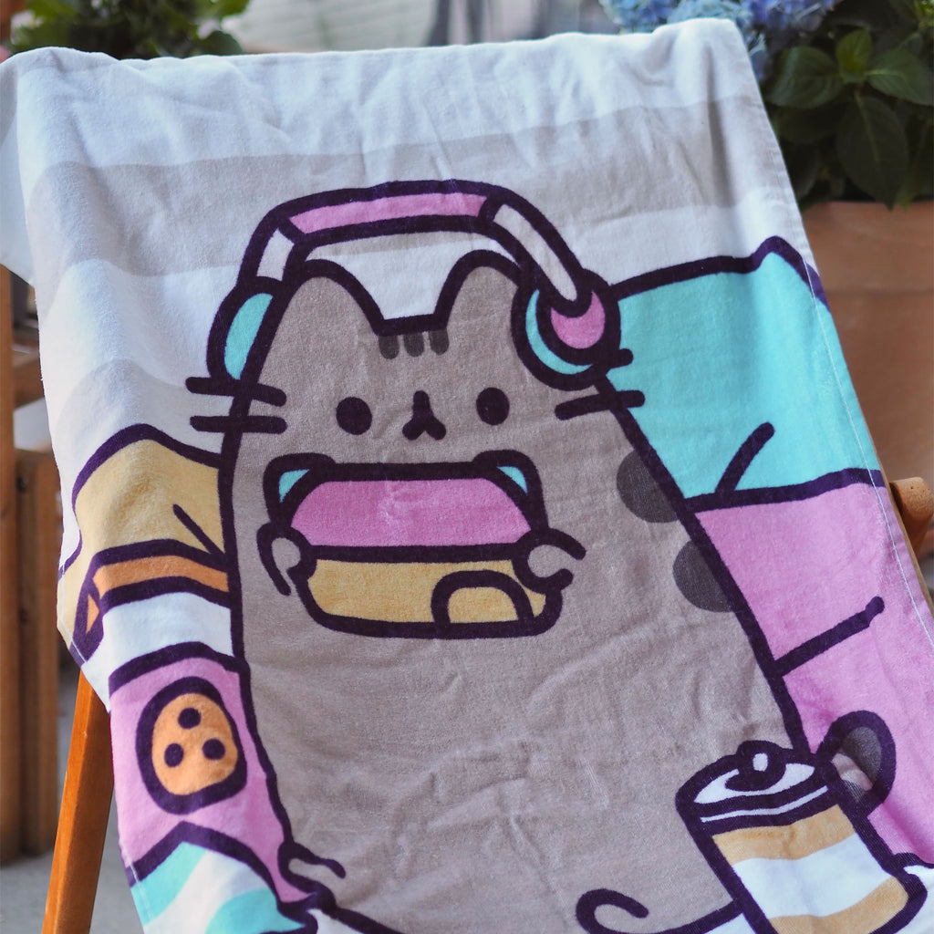 Productafbeelding Pusheen - Ik ben bezig Badhanddoek
