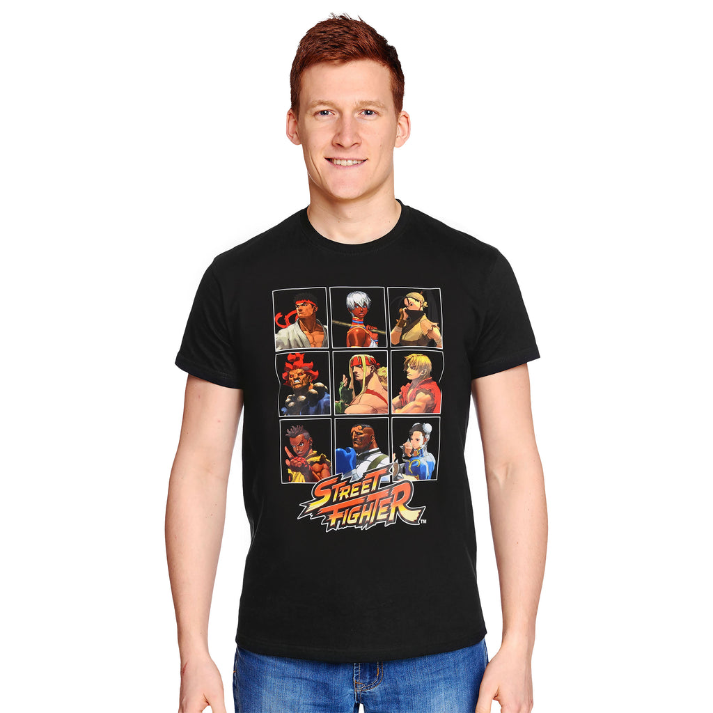 Productafbeelding Street Fighter - Karakters T-shirt zwart