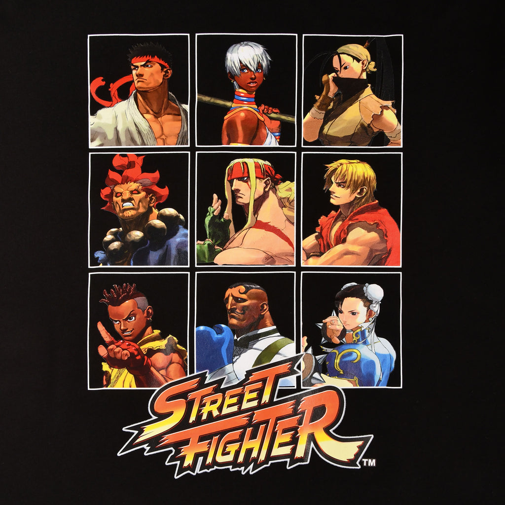 Productafbeelding Street Fighter - Karakters T-shirt zwart
