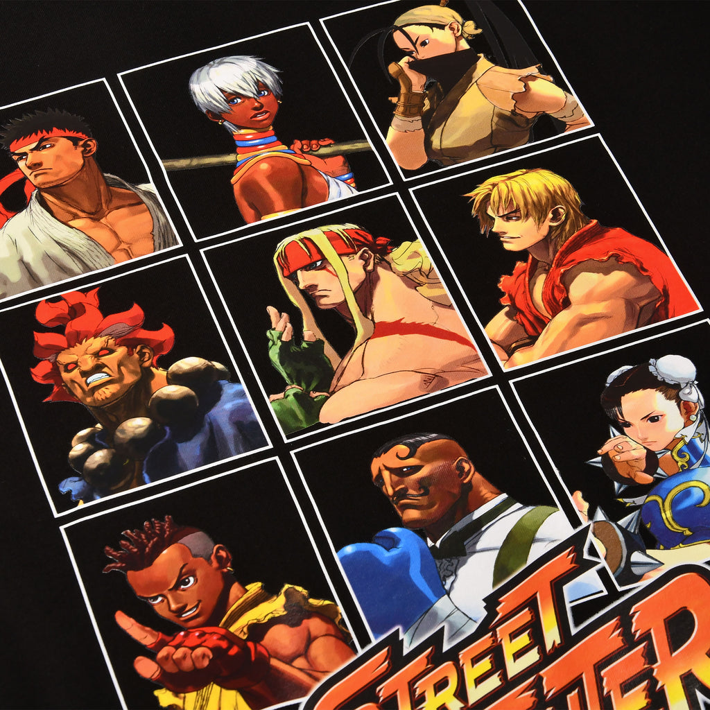 Productafbeelding Street Fighter - Karakters T-shirt zwart