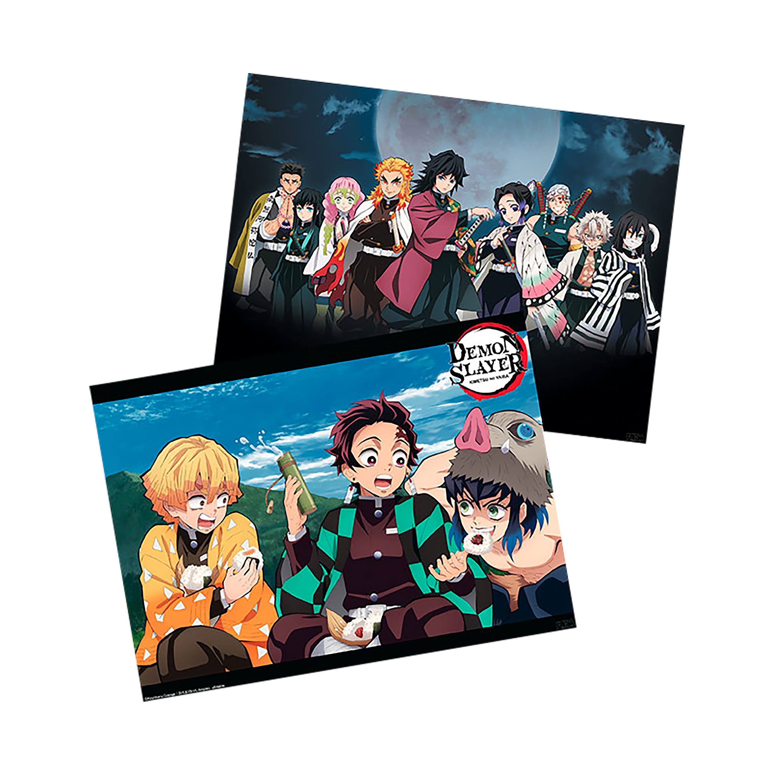 Productafbeelding Demon Slayer - Chibi Poster 2-delige Set