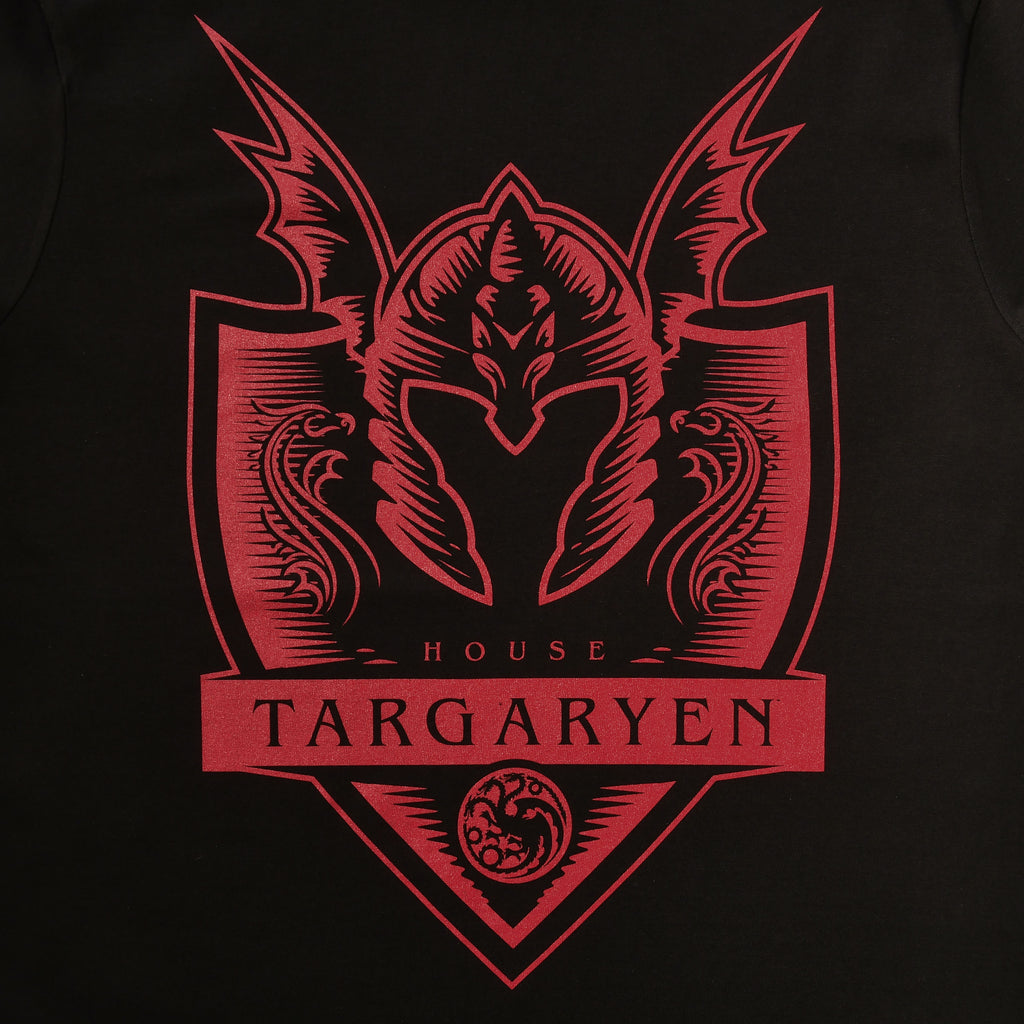 Productafbeelding Targaryen T-Shirt zwart - Huis van de Draak