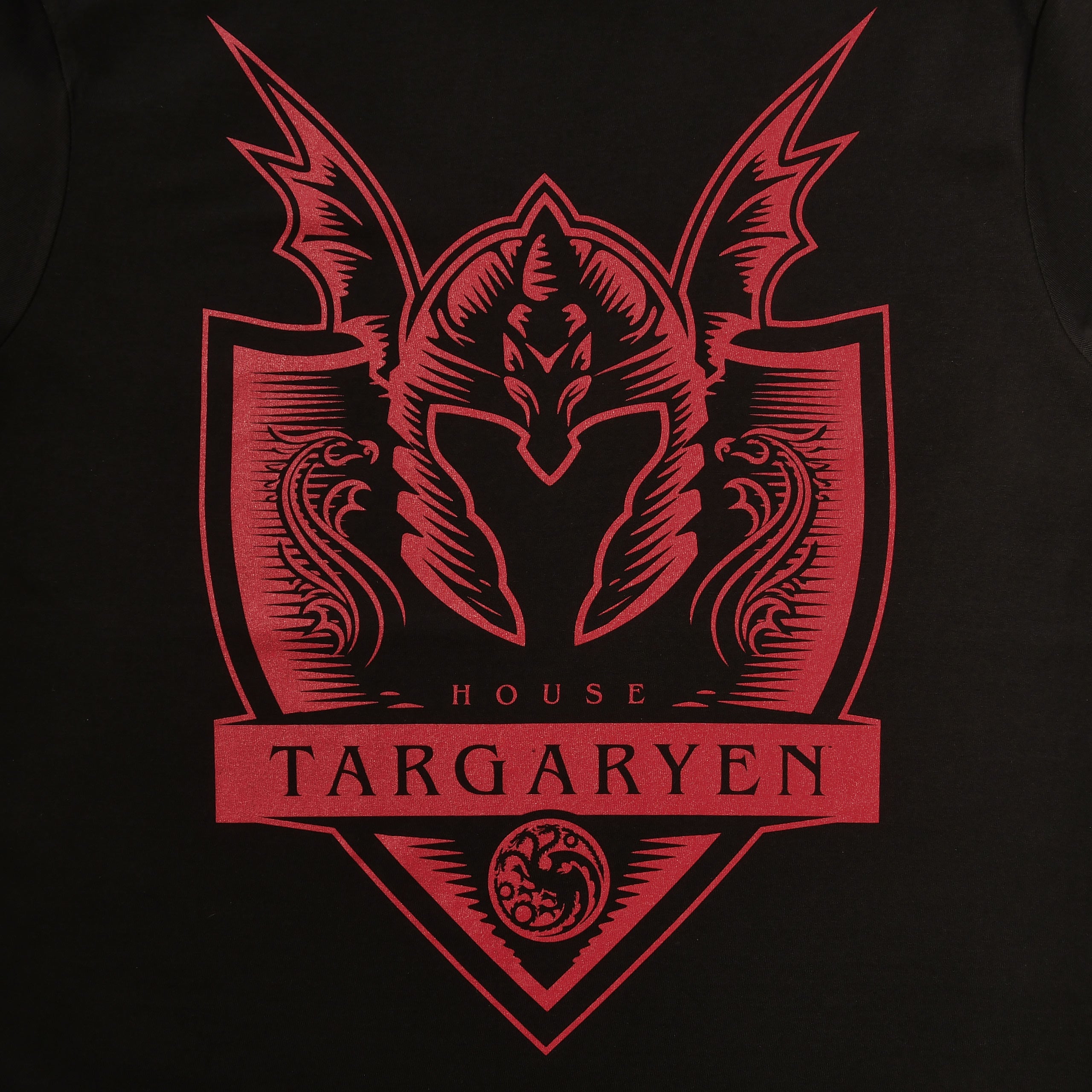 Productafbeelding Targaryen T-Shirt zwart - Huis van de Draak