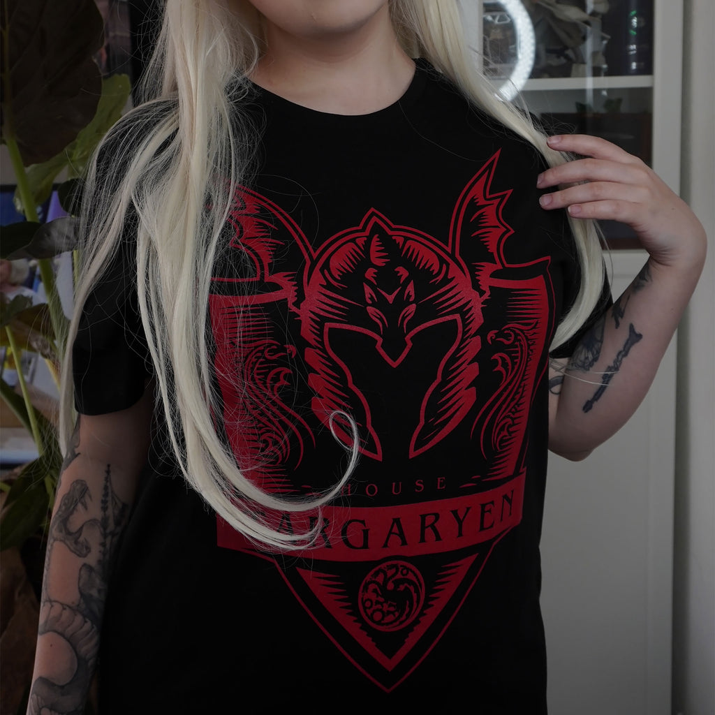 Productafbeelding Targaryen T-Shirt zwart - Huis van de Draak