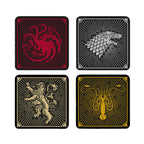 Productafbeelding Game of Thrones - Wapenschilden Onderzetters Set van 4