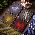Productafbeelding Game of Thrones - Wapenschilden Onderzetters Set van 4