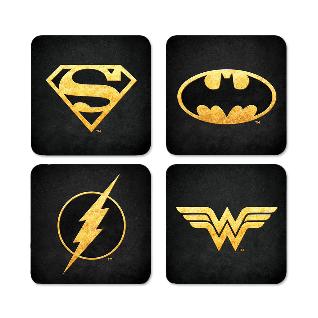 Productafbeelding DC Comics Logos Onderzetters Set van 4