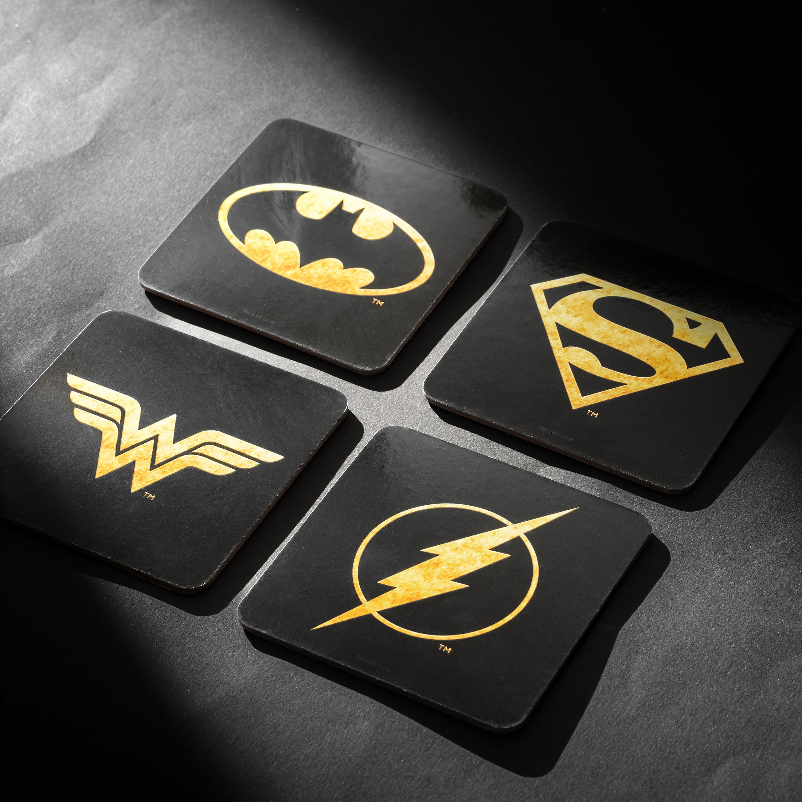Productafbeelding DC Comics Logos Onderzetters Set van 4