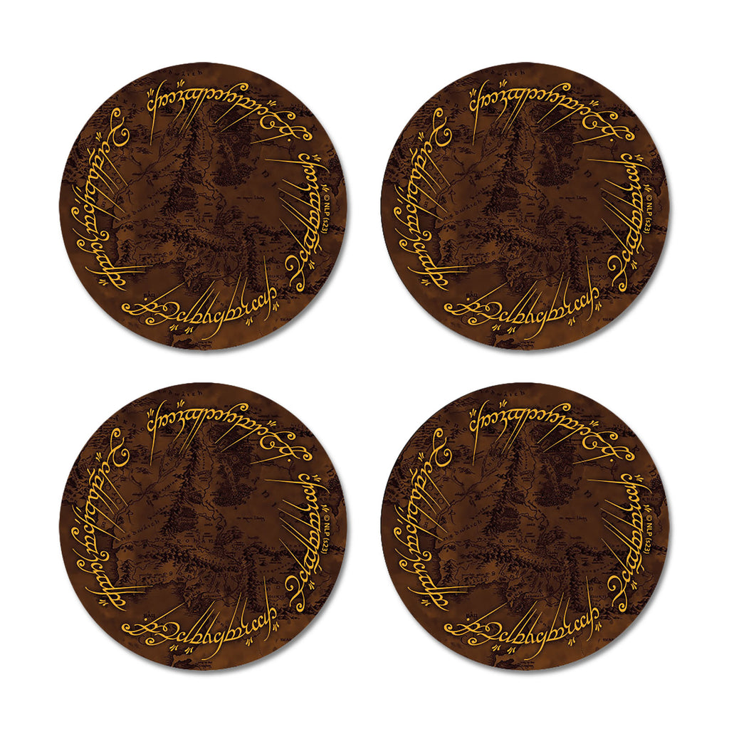 Productafbeelding The Lord of the Rings - De Ene Ring Onderzetter Set van 4
