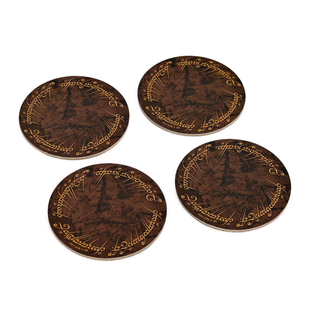 Productafbeelding The Lord of the Rings - De Ene Ring Onderzetter Set van 4