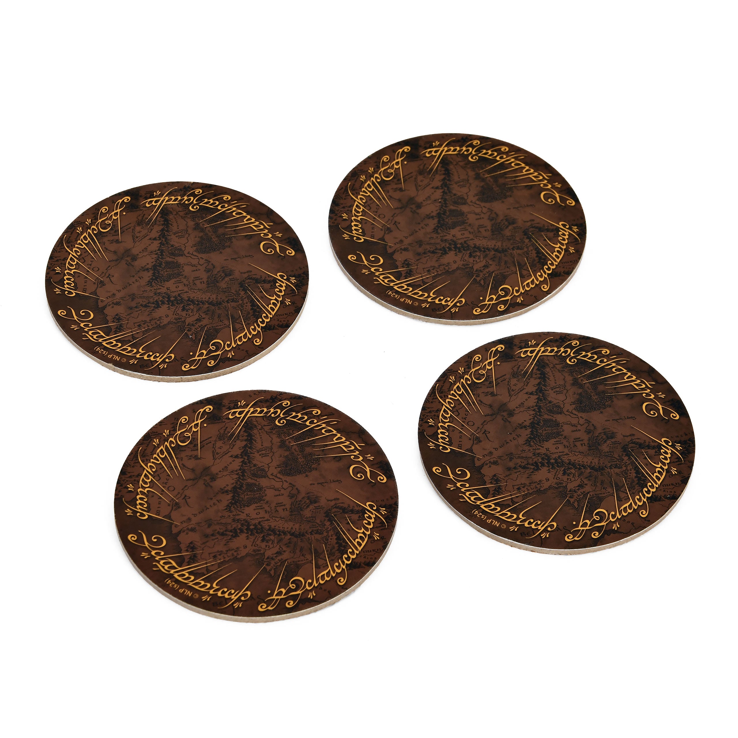 Productafbeelding The Lord of the Rings - De Ene Ring Onderzetter Set van 4