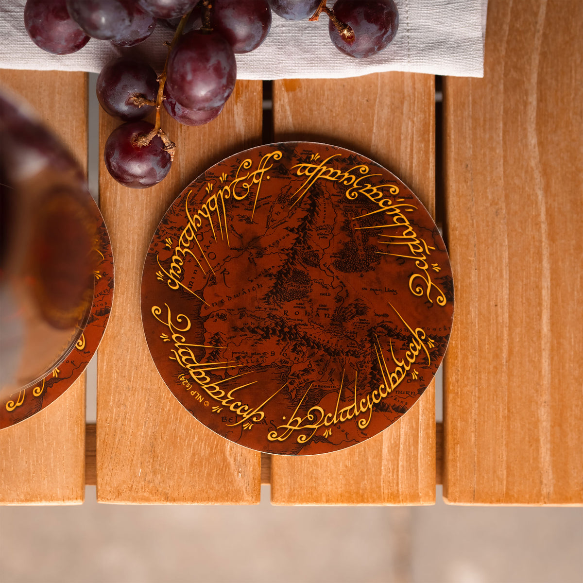 Productafbeelding The Lord of the Rings - De Ene Ring Onderzetter Set van 4