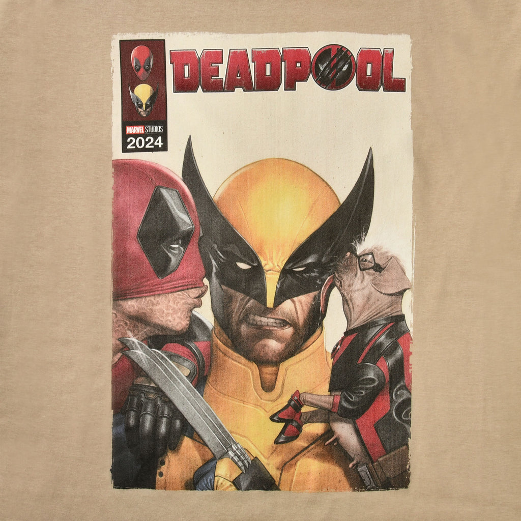 Productafbeelding Deadpool - Kust Wolverine T-shirt beige