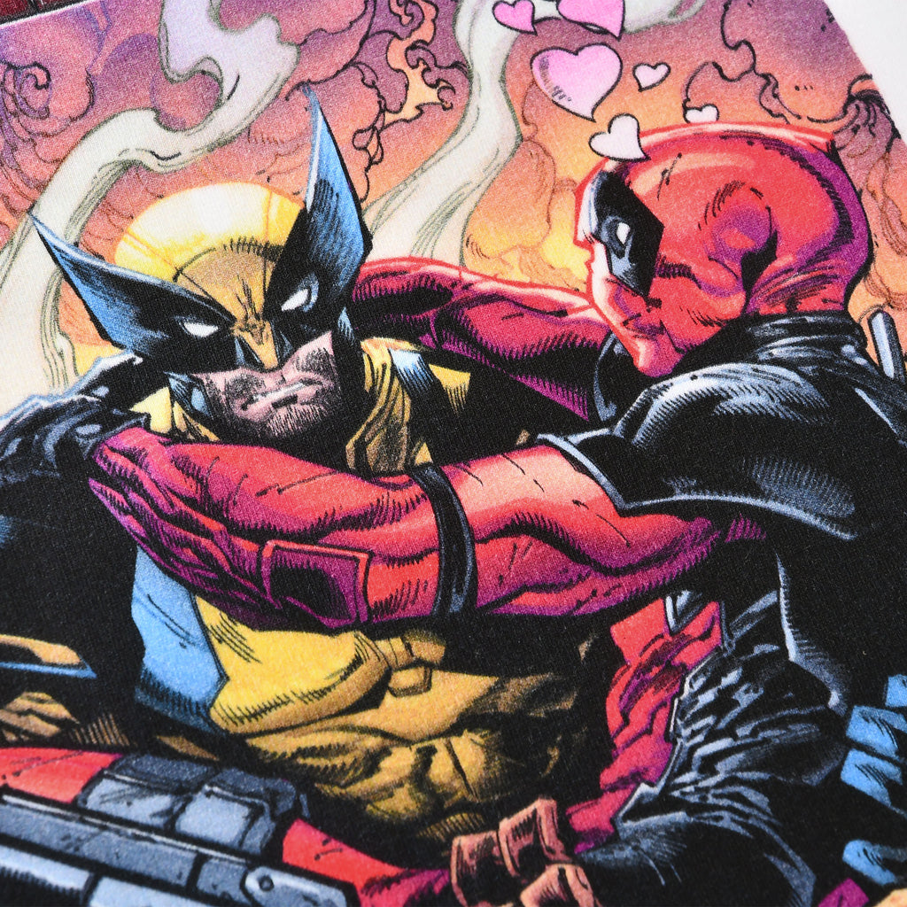 Productafbeelding Deadpool en Wolverine Best Bubs Comics T-shirt wit