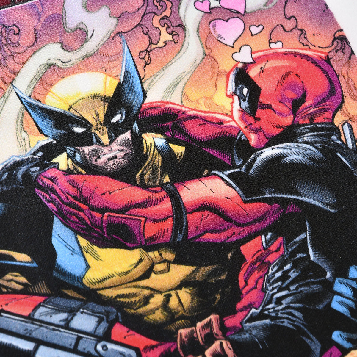 Productafbeelding Deadpool en Wolverine Best Bubs Comics T-shirt wit